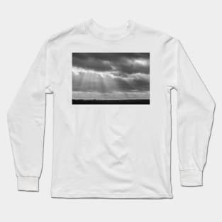 A little ray of light in Black and White Long Sleeve T-Shirt